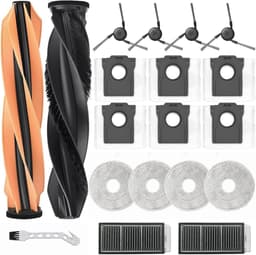 Accessoireset - Geschikt voor Dreame X50 Ultra Complete/ L50 Pro Ultra/S50 Pro - 2 Hoofdrolborstel, 6 Stofzak, 4 Zijborstels, 2 Filter, 4 Dweildoeken, 1 Reinigingsborstel — thumbnail 1