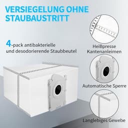 Cosensi - Accessoireset voor robotstofzuiger: 20 stuks, hoofdborstel, dweilen, filters, zijborstels, stofzakken, reinigingsborstel — thumbnail 2