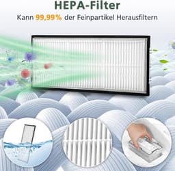 Reinigungsbürste Zubehör - 2*Hoofdborst 4*Filters 4*Doeken 4*Zijborstels 2 Staubbeutel - 17 Stuks - Voor Roborock Stofzuigerrobot — thumbnail 5