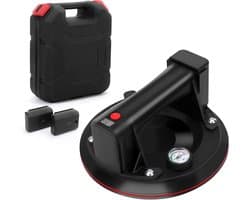 8 Inch Zuiglifter voor Glas en Tegels - Draagkracht tot 300 kg met Manometer