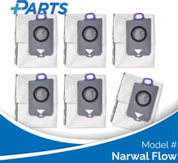 Narwal Flow Stofzakken (6 Stuks, Plus.Parts® alternatief voor CP-PJ-A00129-00-00) — thumbnail 1