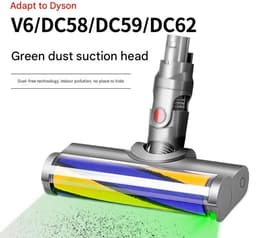 Geschikt voor Dyson V6 stofzuiger accessoires soft fluwelen roller zuigkop bodemborstel voor stofzuiger onderdelen vervangen, stof zichtbaar soft fluwelen bodemborstel 1 stuk — thumbnail 1