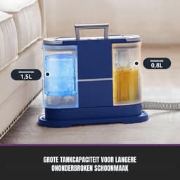 SCH® Tapijtreiniger machine - Tapijtreiniger - Tapijtreiniger apparaat - Blauw - 20cm x 39cm x 30cm — thumbnail 2