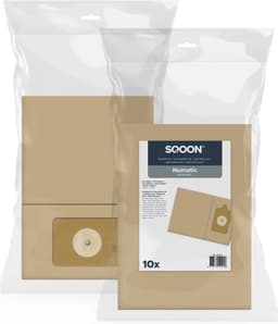 SQOON® - Stofzuigerzakken geschikt voor Numatic Henry, Hetty & PPR240 series - NVM 1 B/C - Model 604100 - 10 stuks Papieren zakken — thumbnail 1