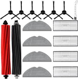 17 stuks accessoires gescht voor Roborock S8 Pro Ultra robotstofzuiger met 2 hoofdborstels, 4 reinigingsdoeken, 4 filters, 6 zijborstels, 1 reinigingsborstel — thumbnail 1