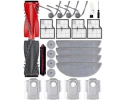 PromoHome 25-delig accessoirepakket geschikt voor voor Roborock Saros 10/G30- Complete set met hoofdborstels, zijborstels, HEPA-filters, stofzakken en dweilpads voor diepe reiniging