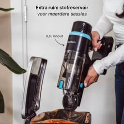 Sophitech DustVision 380W - Steelstofzuiger Draadloos – 26kPa Zuigkracht – Lichtgewicht, Snoerloos & Zakloos – 4 Opzetstukken – Ideaal voor Dierenharen — thumbnail 4