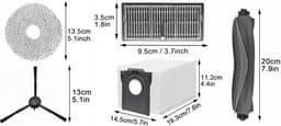 Accessoires compatibel met stofzuigers - DREAME X30 Ultra / X30 Pro / L10s Pro Ultra Heat - hoogwaardige vervangingen — thumbnail 2