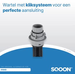 SQOON® Stofzuigerslang Geschikt voor Wetrok Durovac / Comfort – Vervangt 41640 — thumbnail 2