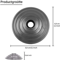 Vervangende V-Ball Wielen voor Dyson V6/V7/V8/V10/V12 & DC58/59/62/72/74 – 2x Wielen + Schroeven & Bevestigingen + Mini Schroevendraaier – Voor Direct Drive Zuigmond — thumbnail 3