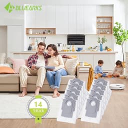 14x Vervangende Stofzakken – Geschikt voor Roborock Q Revo, Q Revo Pro, Q Revo MaxV, Q Revo S, Q Revo Master, S8 MaxV Ultra & S8 Max Ultra – 2,7L Grote Capaciteit – Accessoires & Onderdelen voor Robotstofzuigers. — thumbnail 2