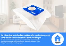 Kleanburg® - Stofzuigerzakken - geschikt voor Philips Performer Silent Stofzuigers - Sbag - 30 stuks — thumbnail 5
