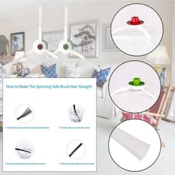 geschikt voor Ecovacs Deebot T20 OMNI / T20e OMNI, Stofzuiger Vervangingsonderdelen Accessoireset, 1 Hoofdborstel, 4 HEPA-filters, 4 Reinigingsdoeken, 4 Stofzakken, 8 Zijborstels, 1 Reinigingsborstel — thumbnail 5