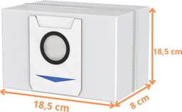 Stofzuigerzak voor Ecovacs Deebot X1 Omni/X1E Omni/X1 Turbo/T20 Omni/T20E Omni [Pack van 10] Vervangende stofzakken — thumbnail 2