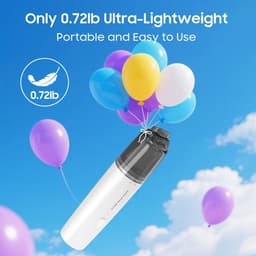 Kruimeldief - Handstofzuiger - Draadloze Stofzuiger - Autostofzuiger - Draagbare Stofzuiger - Kruimelzuiger - USB Oplaadbaar - Sterke Zuigkracht - Wasbaar Filter - Inclusief 2 Filters - Draadloos - - Zonder Zak - Compact - Wit - 1 Stuk — thumbnail 3
