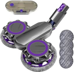 Dweilaccessoire - Voor Dyson stofzuigers V6, V7, V8, V10, V11 - Inclusief watertank en 6 dweilkoppen - Geschikt voor nat en droog gebruik - Vervangende gemotoriseerde vloerborstel — thumbnail 1