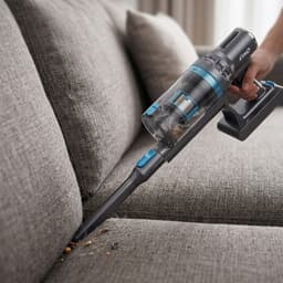 Kymo Steelstofzuiger Draadloos - 450W - 33kPa - Stofzuiger Zonder Zak - Draadloze Stofzuiger op Accu - Kruimeldief - Handstofzuiger - Snoerloze Stofzuiger - Voor Dierenharen - 62 Min Accu - 450W - HEPA Filter — thumbnail 5