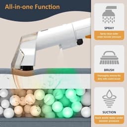Zetelreiniger - Stofzuiger - Vacuum Cleaner - Tapijtreiniger - Handheld Vlekreiniger - Spot Cleaner - 750W - 15KPa - voor Sofa, Gordijnen, Tapijt Reinigingsmachine – Spray en Zuig Functie — thumbnail 1