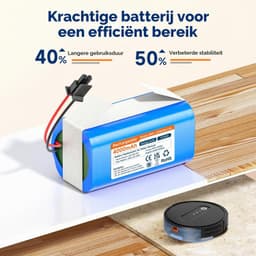 Stofzuigeraccu - 14,4 V - 4000 mAh — thumbnail 2