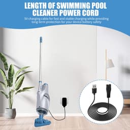 Oplaadkabel voor zwembadstofzuiger - 5 V USB - 2 m — thumbnail 3