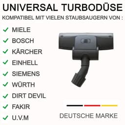 Universele Turbodüse voor Stofzuigers met Draaiende Borstelrol — thumbnail 2