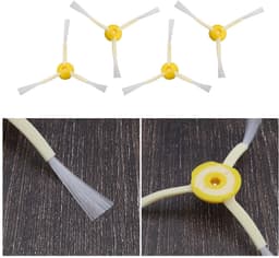 Dailygoods- Borstels Vervangingsset - 6 x Zijborstels - Compatibel met iRobot Roomba 800/900 - Inclusief Bevestigingsschroeven - Eenvoudig te Installeren - Robotstofzuiger Borstels — thumbnail 3