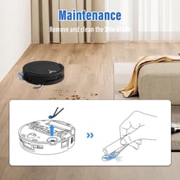 Dailygoods- Reserveonderdelen 8 stuks - Vervangende Zijborstels - Compatibel met Ecovacs Deebot T80 Omni/T30C - Randen- en Hoekreiniging - Slijtvast Nylon - Eenvoudige Vervanging - Stofzuigerborstels — thumbnail 5