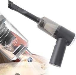 Draagbare Stofzuiger - Handstofzuiger Mini - Bureau Reinigen - Met LED-licht - 0.1L Capaciteit - Wit — thumbnail 4