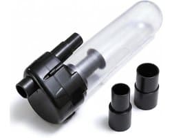 Cycloon Stofafscheider - Stofafscheider Cycloon - Stof Verzamelen - Effectieve Scheiding - 32mm Binnen/27mm Buiten - Transparant Zwart