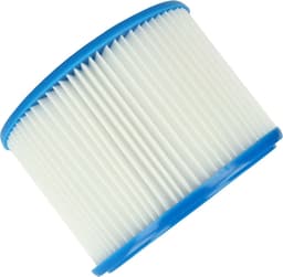 vhbw geplooid filter compatibel met Makita VC3011L, VC2512L, VC3012M, VC3511L, VC2012L, VC2010L, VYS 25, VC2511, VC3012L stofzuigers - cartridgefilter blauw wit — thumbnail 5