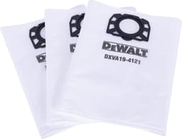 DeWalt DXV23/34/38P Serie - Stofzuigerzak - Textiel - 23-38L - 3 Stuks — thumbnail 3