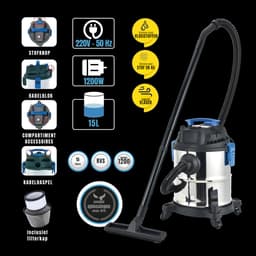 Quvo® Karcher - Karcher Stofzuiger - Bouwstofzuiger - Festool Stofzuiger - Bouwstofzuiger Zonder Zak - Zilver - 17cm x 3cm x 12cm — thumbnail 4