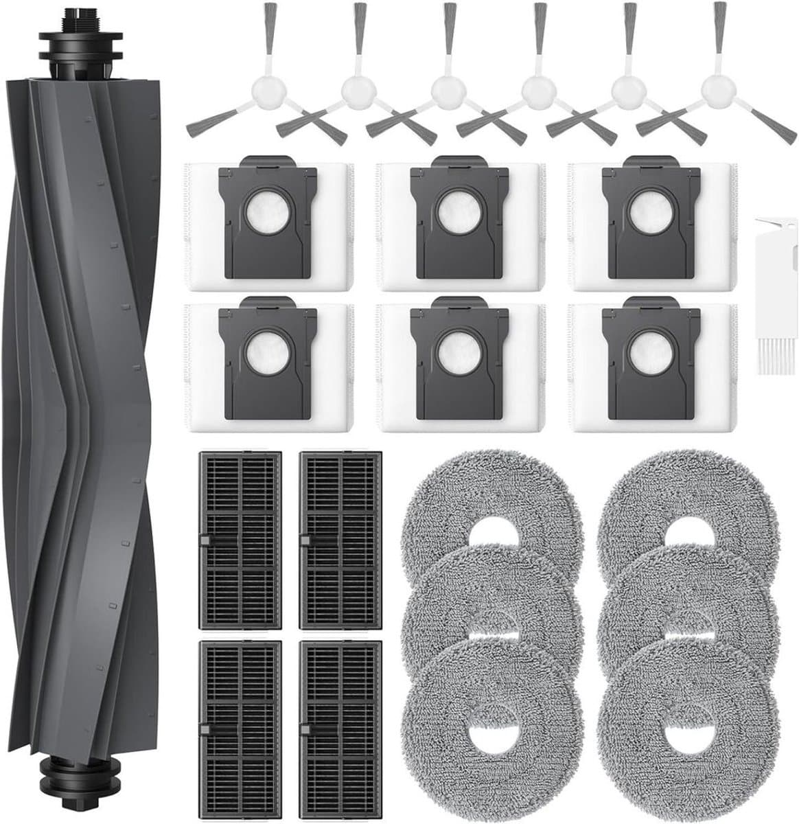 24-delige accessoirekit Geschikt voor de Dreame L10s Ultra Gen 2 / L10s Pro Ultra Heat / L40 Ultra AE robotstofzuigers — afbeelding 1