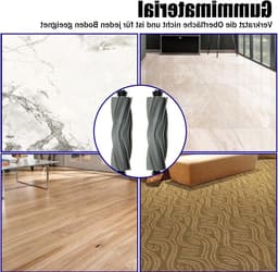 Set van 2 Hoofdborstels en Accessoires voor Dreame Robotstofzuigers - Geschikt voor X40 Ultra, L10s Ultra, L40 Ultra en D10 Plus Gen 2 - Inclusief Reinigingsborstel en Hoofdborstel Accessoires — thumbnail 5