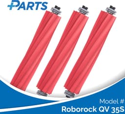 Roborock QV 35S Borstels (3 Stuks, Plus.Parts® alternatief voor 8.02.0079) — thumbnail 1