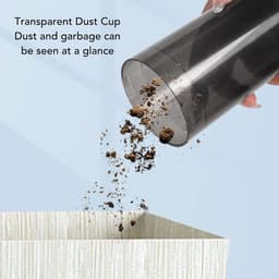 Draadloze Steelstofzuiger - Lichtgewicht Reiniger - Efficiënte Huisreiniging - 4000 Pa Zuigkracht - 20 Min Looptijd - Zwart — thumbnail 2