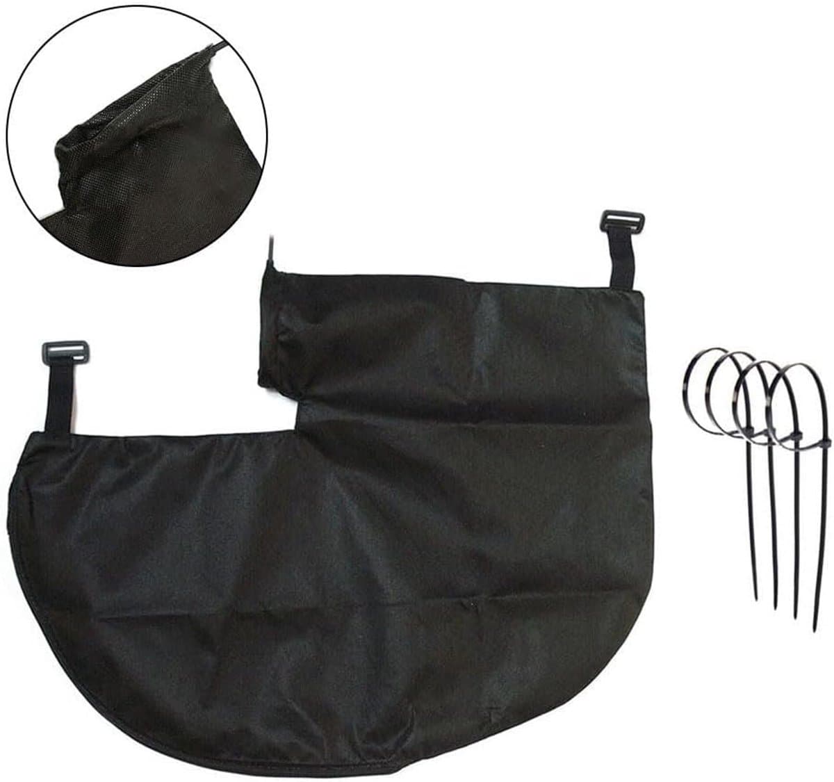 Bladblazer Vacuümzak - Reservezak - Tuinonderhoud - Zonder gereedschap wisselen - 17.7" x 12" x 9.6" - Zwart — afbeelding 1
