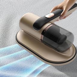 Matras Stofzuiger - Handstofzuiger Draadloos - Hygiënisch Slapen - Krachtig 10 kPa Zuigen - Compact Ontwerp - Goud — thumbnail 2