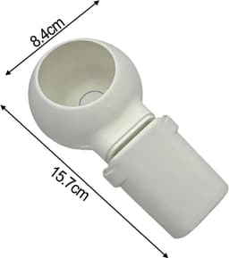 Boor Stofvanger - Puin Container - Mess-Free Boren - Snap-On Ontwerp - 15 x 15 x 5 cm - Wit Rood — thumbnail 5