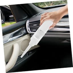 Draadloze Handstofzuiger - Kruimeldief - Auto Reinigen - Hoge Zuigkracht - 27 cm - Wit — thumbnail 3