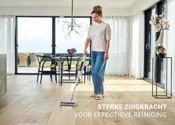 Draadloze Steelstofzuiger - Handstofzuiger 2-in-1 - Dagelijkse Schoonmaak - Lichtgewicht Wendbaar - 0.2 liter - Grijs — thumbnail 3