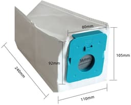 Geschikt voor Samsung Bespoke Jet stofzuiger VCA-ADB953 VS20A95923W Stofzakken - 8 stuks — thumbnail 2