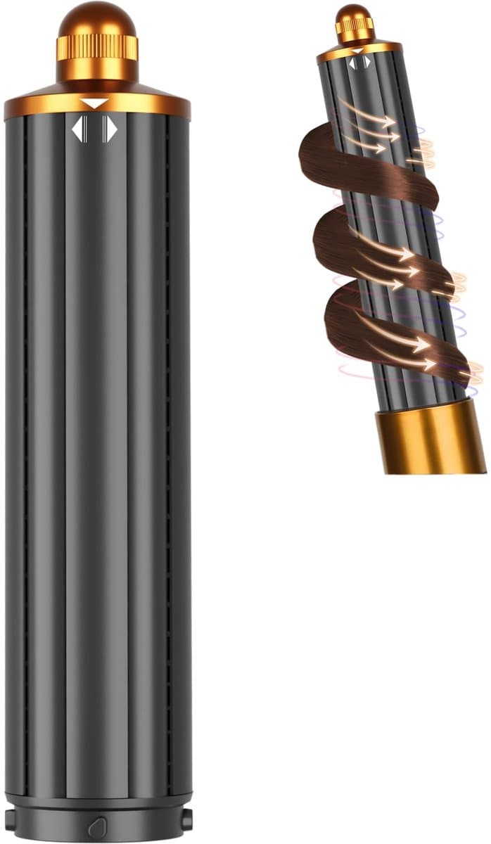 Opzetstuk voor Krultang 4,6 cm (1,6 inch) - Geschikt voor Dyson Airwrap HS01 HS05 HS08 - Automatische Krultang voor Losse Krullen & Grote Golven goud-Belle's product — afbeelding 1