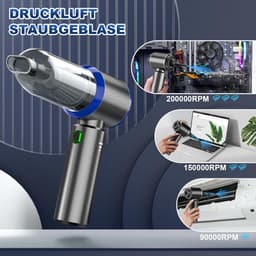 Kruimeldief Draadloos - Auto Stofzuiger - Handstofzuiger - Reiniging — thumbnail 5