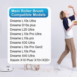 Vervangende hoofdborstel Geschikt voor Dreame X40 Ultra, 2-pack — thumbnail 3