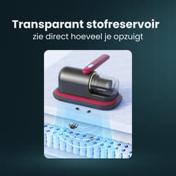 Purgato Huisstofmijt Stofzuiger - UV Lamp - USB Oplader - Kruimeldief - Paars — thumbnail 4
