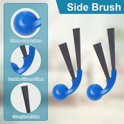 22 stuks accessoires - geschikt voor Ecovacs Deebot T30C Omni - T30C - T50S - N50 robotstofzuiger - 1 hoofdborstel - 4 reinigingsdoeken - 4 filters - 6 stofzakken - 6 zijborstels — thumbnail 4
