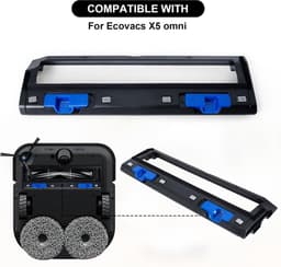 Cosensi - Vervangende hoofdborstel achterkant voor robotstofzuiger - Duurzaam - Accessoire voor ECOVACS DEEBOT X5. — thumbnail 3