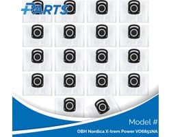 OBH Nordica X-trem Power VO6851NA Stofzakken (18 Stuks, Plus.Parts® alternatief voor ZR200540)