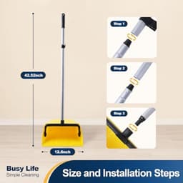 Commerciële stofpan - Perfect voor binnenplaatsen, garages en meer — thumbnail 5